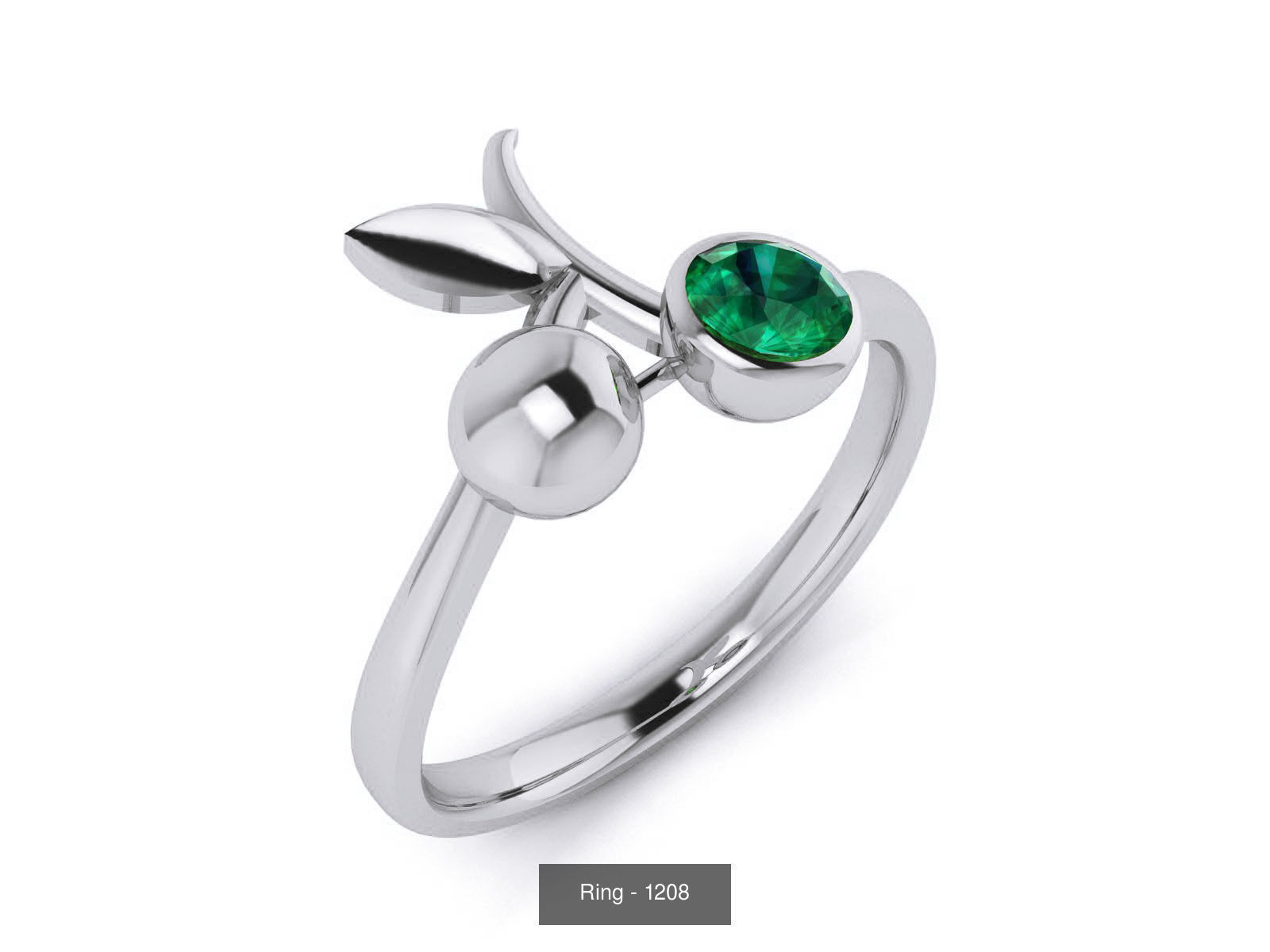 144 Solitaire Ring with 3dm render  details 3D Model Collection_155