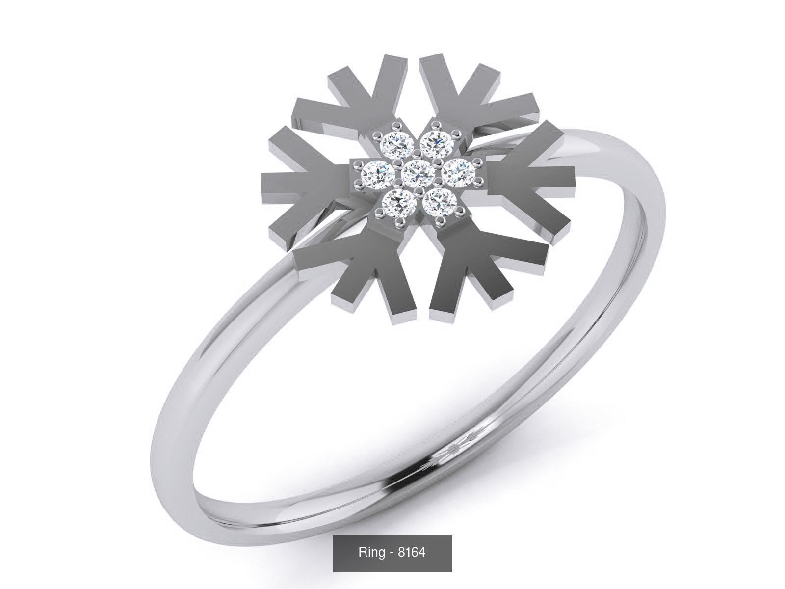 144 Solitaire Ring with 3dm render  details 3D Model Collection_71