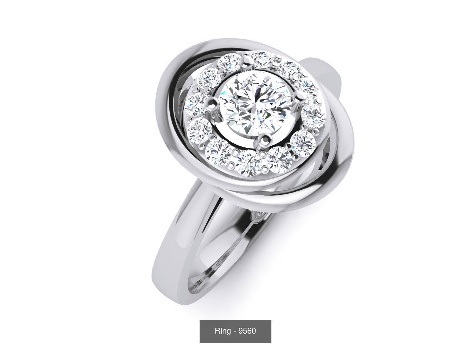 144 Solitaire Ring with 3dm render  details 3D Model Collection_17