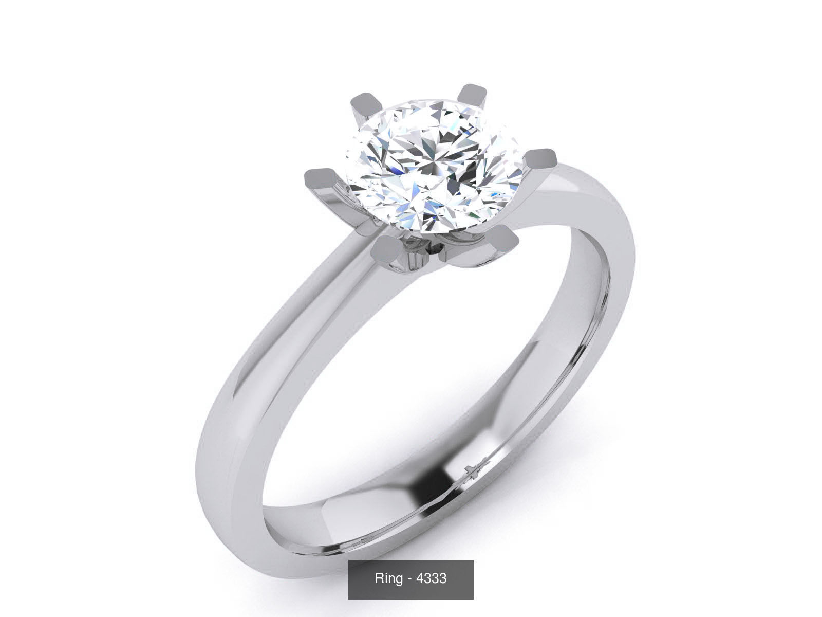 144 Solitaire Ring with 3dm render  details 3D Model Collection_84
