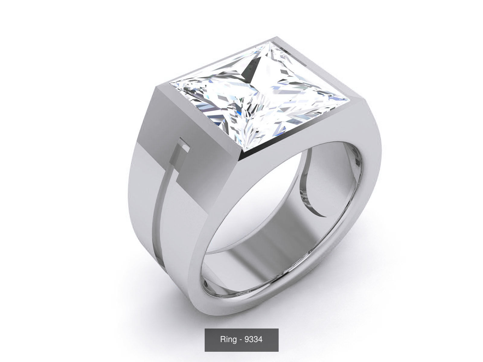 144 Solitaire Ring with 3dm render  details 3D Model Collection_39