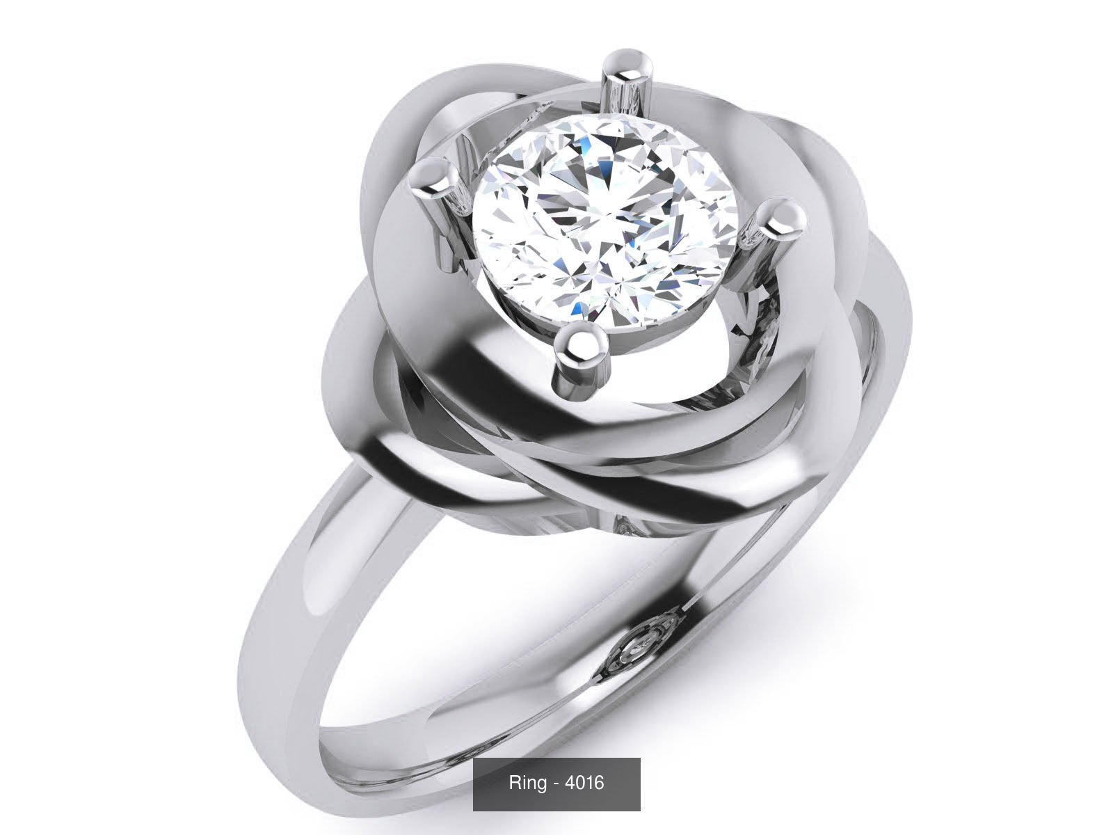 144 Solitaire Ring with 3dm render  details 3D Model Collection_127