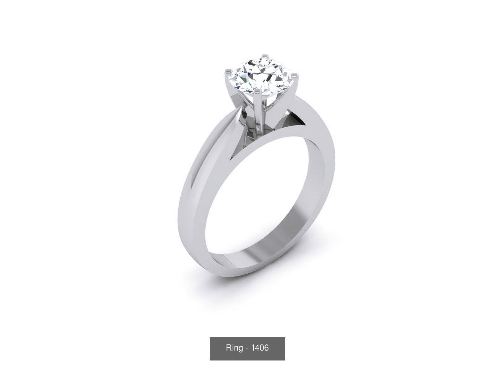 144 Solitaire Ring with 3dm render  details 3D Model Collection_113