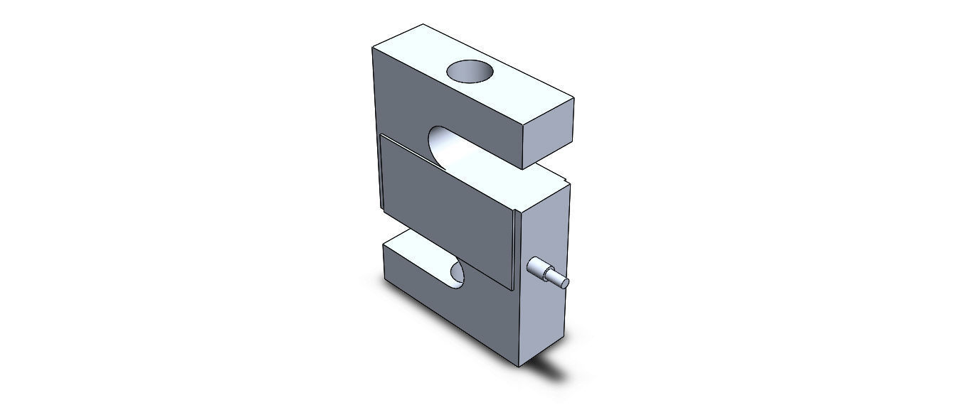 Load Cell Celula de Carga CKS 2000kgf 3D model_1