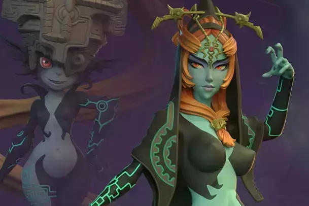  Midna Twilight Princess  True and Imp Versions SFW NSFW STL 3D print model