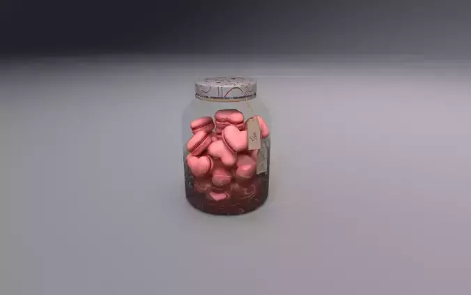 Jar with cookies