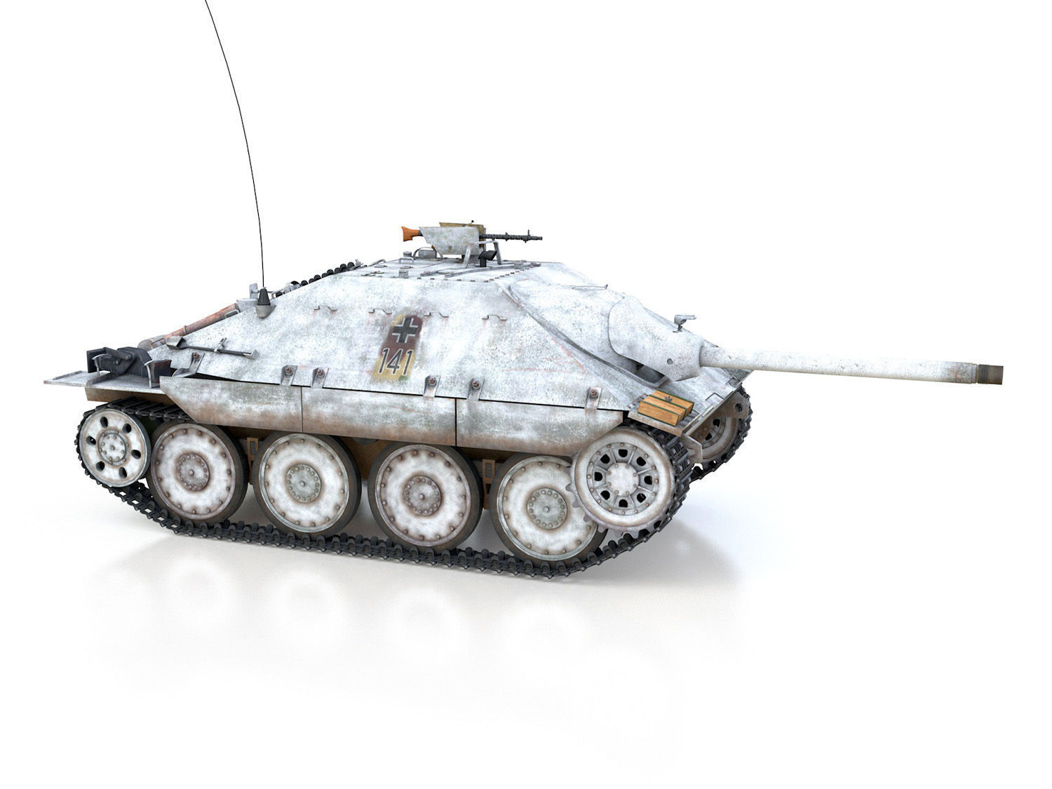 Jagdpanzer 38t Hetzer - 3 Gebirgsdivision 3D model_10