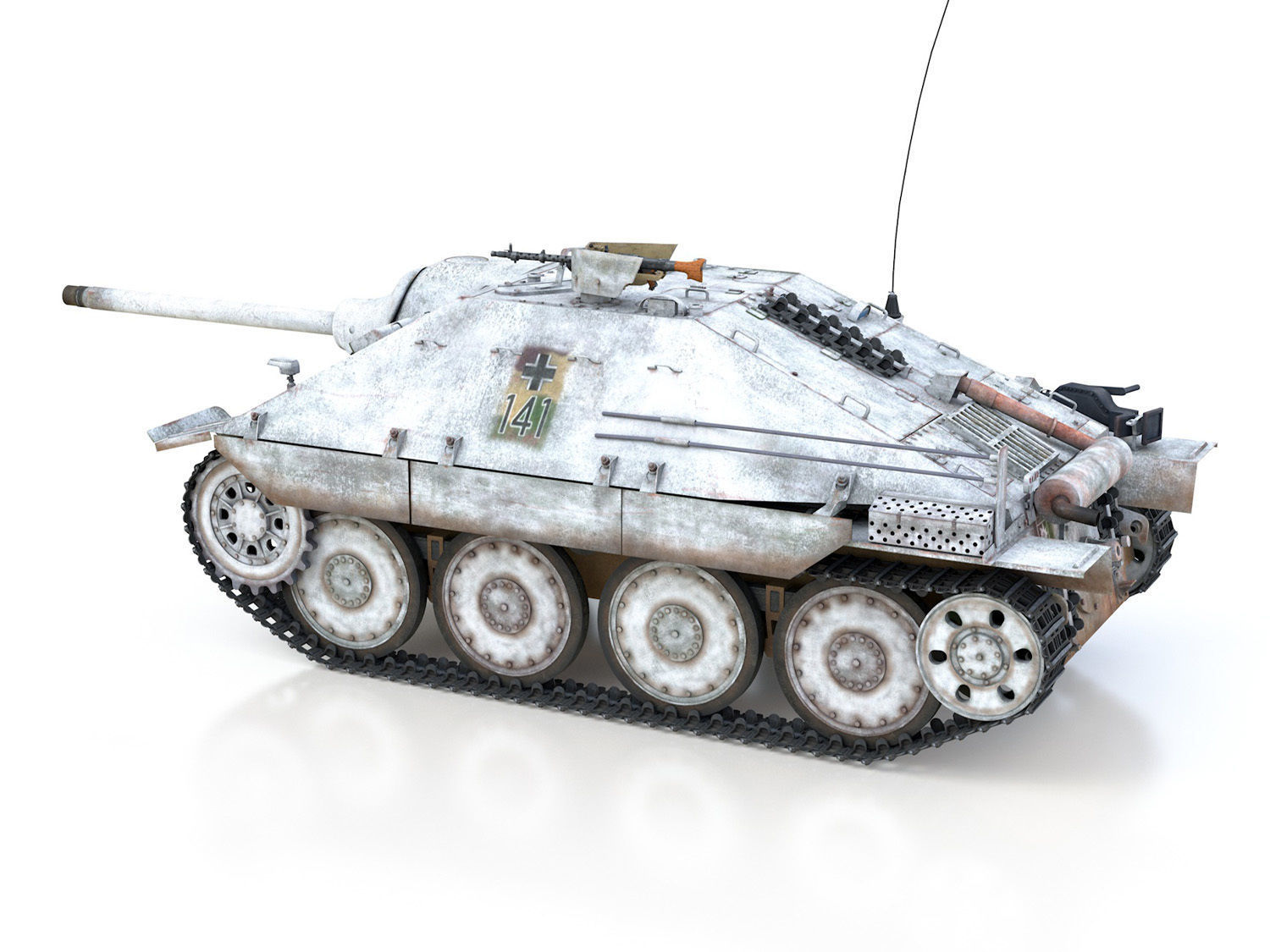 Jagdpanzer 38t Hetzer - 3 Gebirgsdivision 3D model_4