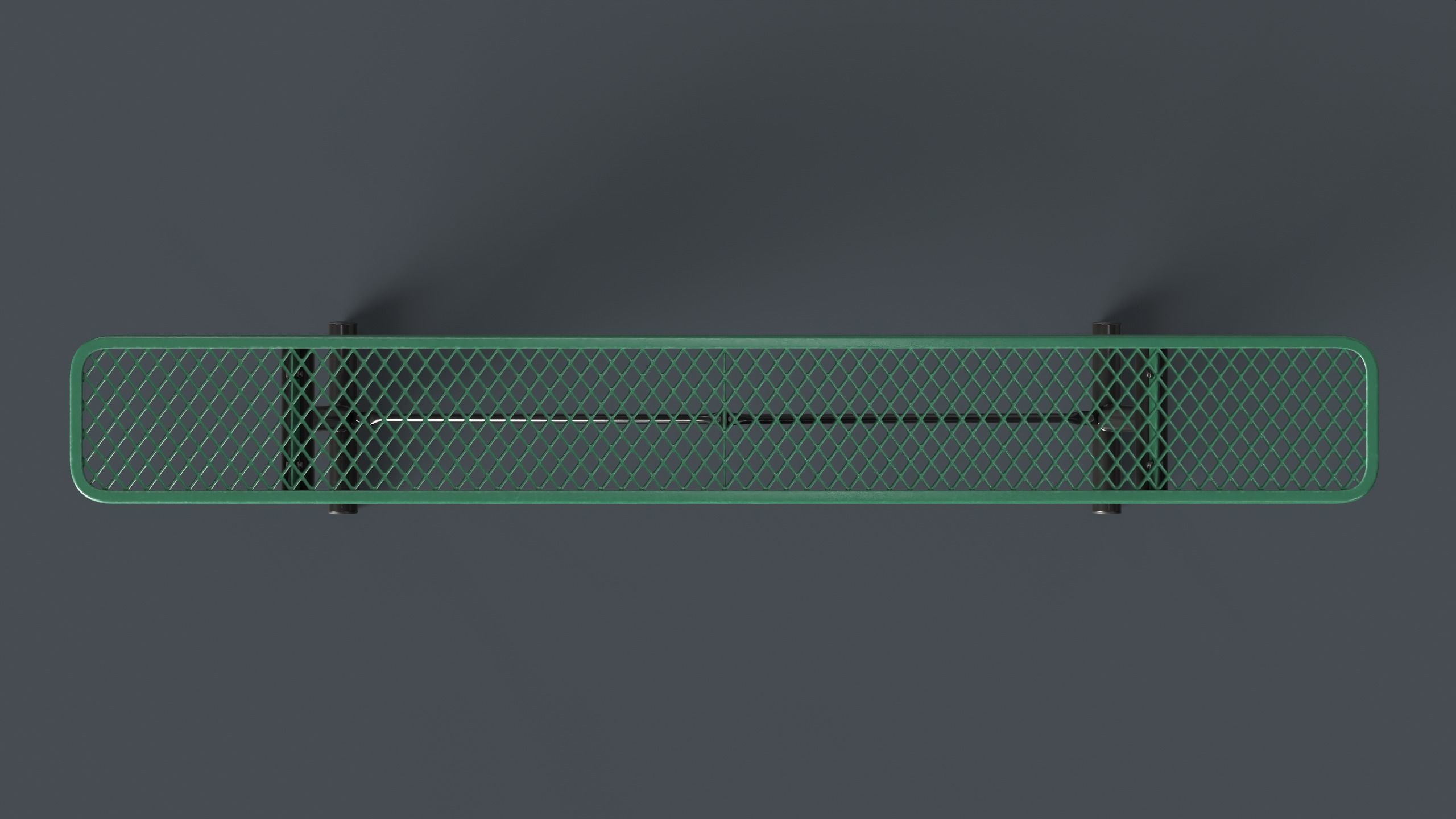 Metal Modern Bench 17 PBR Game Ready Low-poly 3D model_4