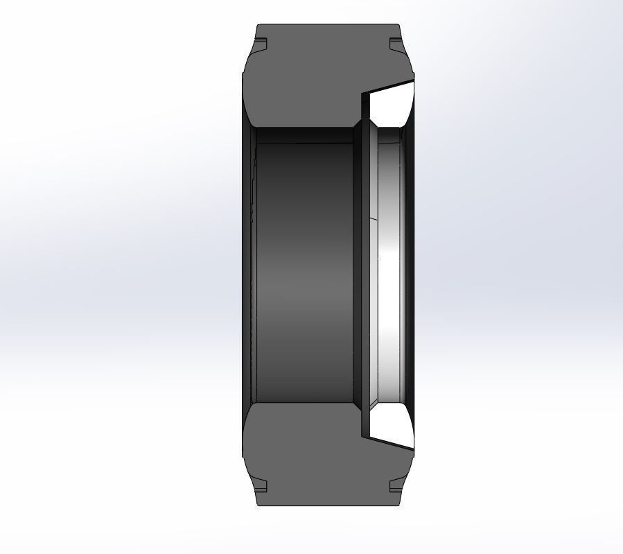 Whitewall rear tire of vintage dragster Version 1 Scale 1 to 25 3D print model_9