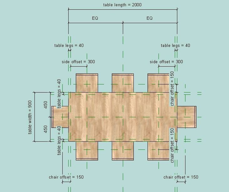 revit  wooden tables   3D model_13
