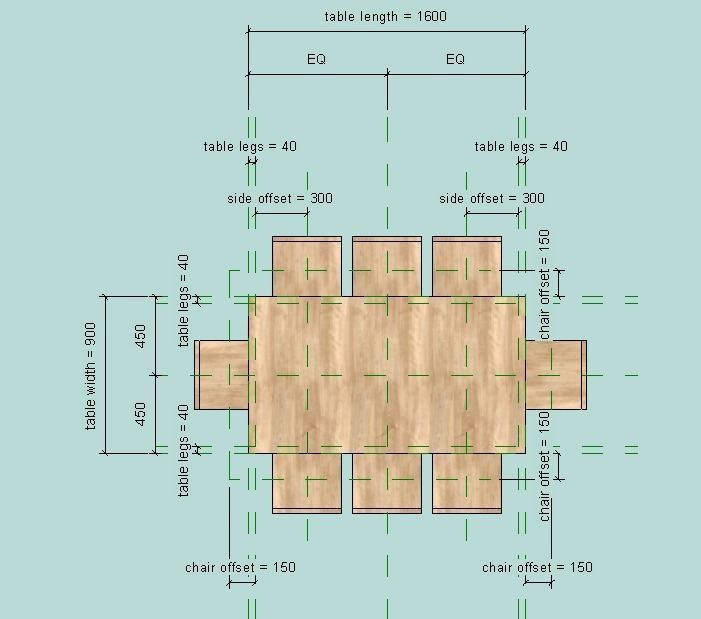 revit  wooden tables   3D model_12