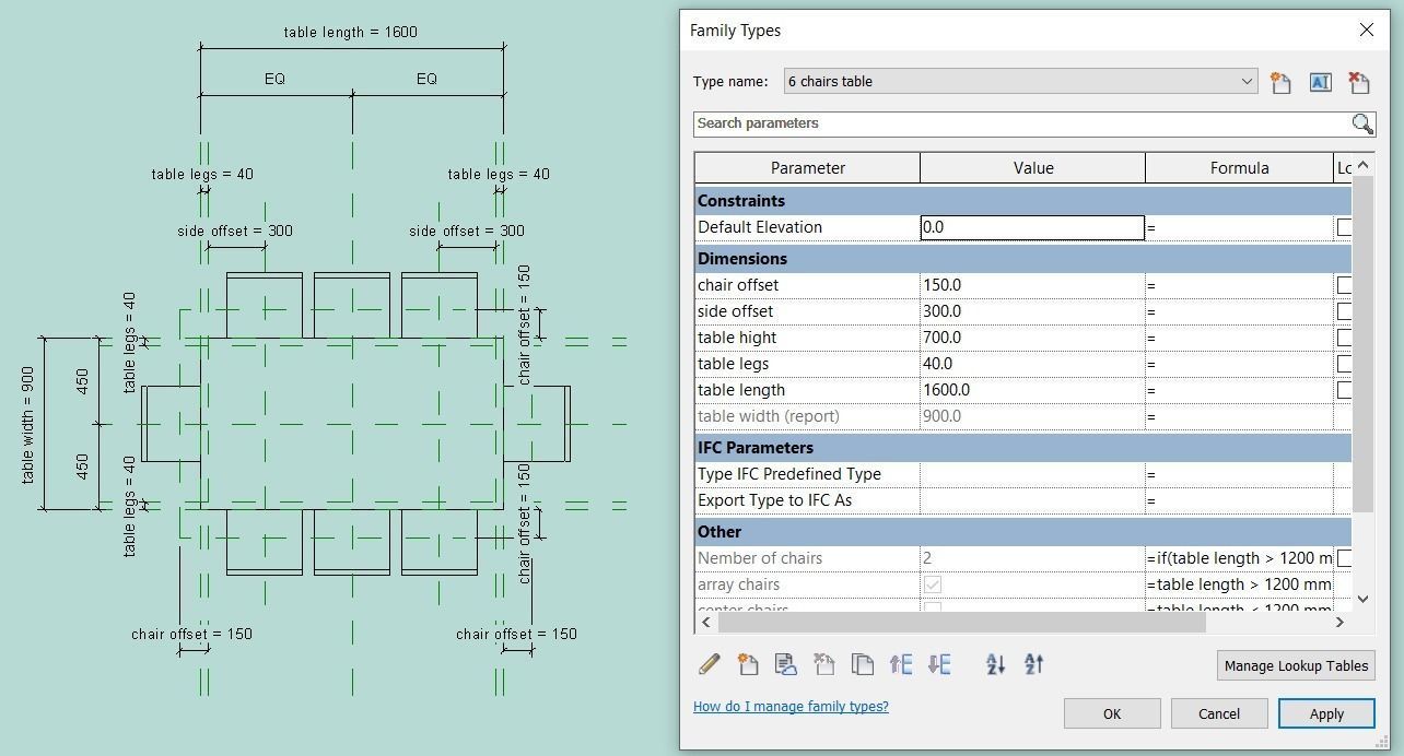 revit  wooden tables   3D model_11