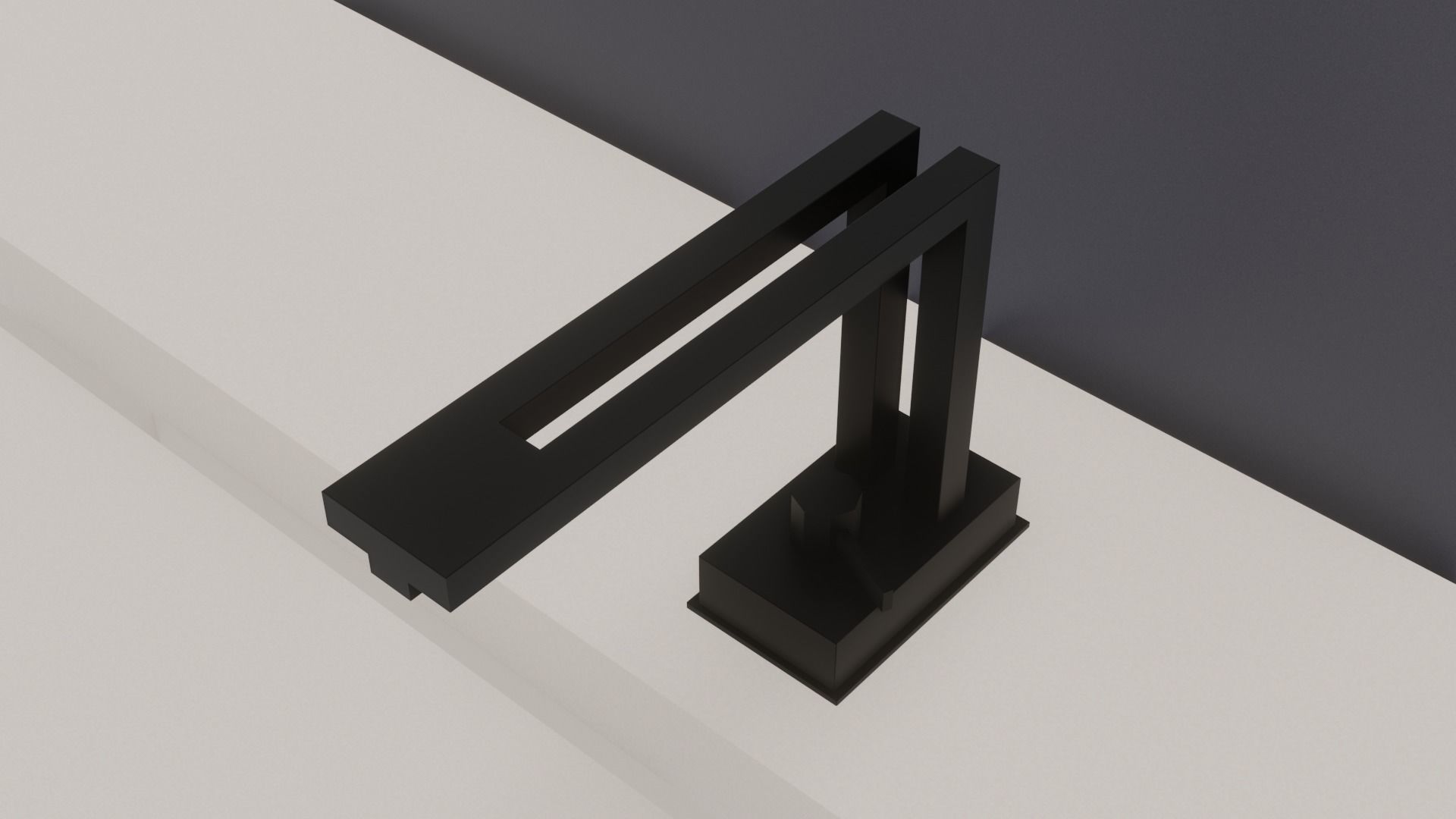 Designer bathroom sink low-poly with collection Low-poly 3D model_7