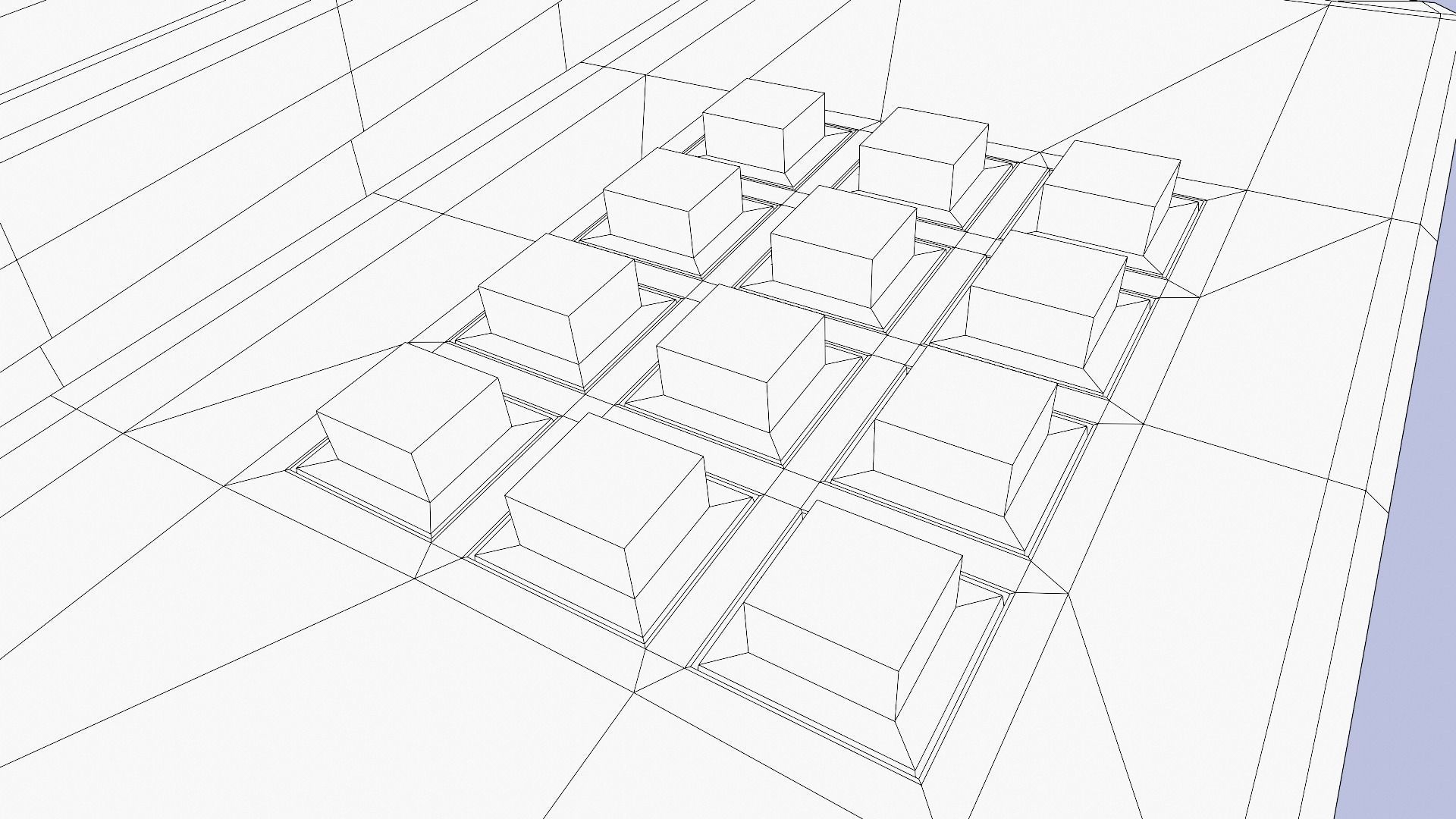 Old Office Phone Low-poly 3D model_9