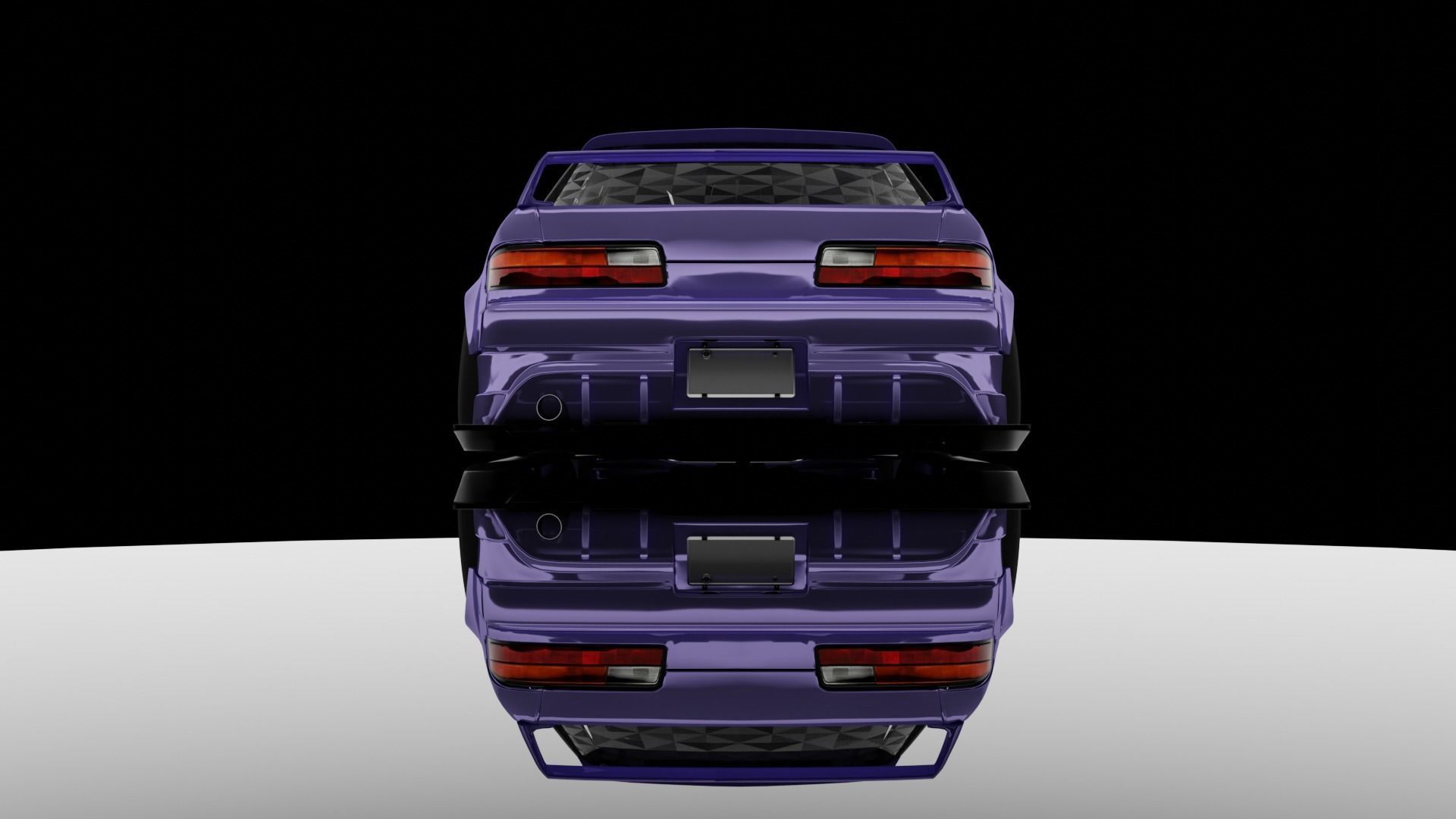 JDM nissan s13 3D model_2