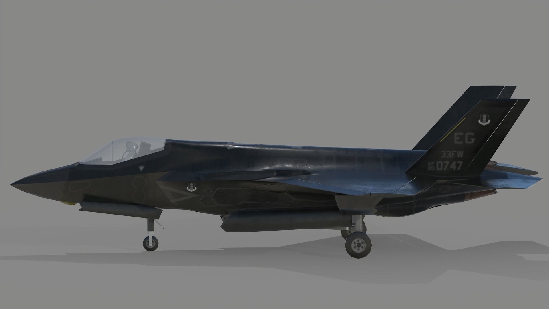 Lockheed Martin F-35A Lightning II 3D model_8
