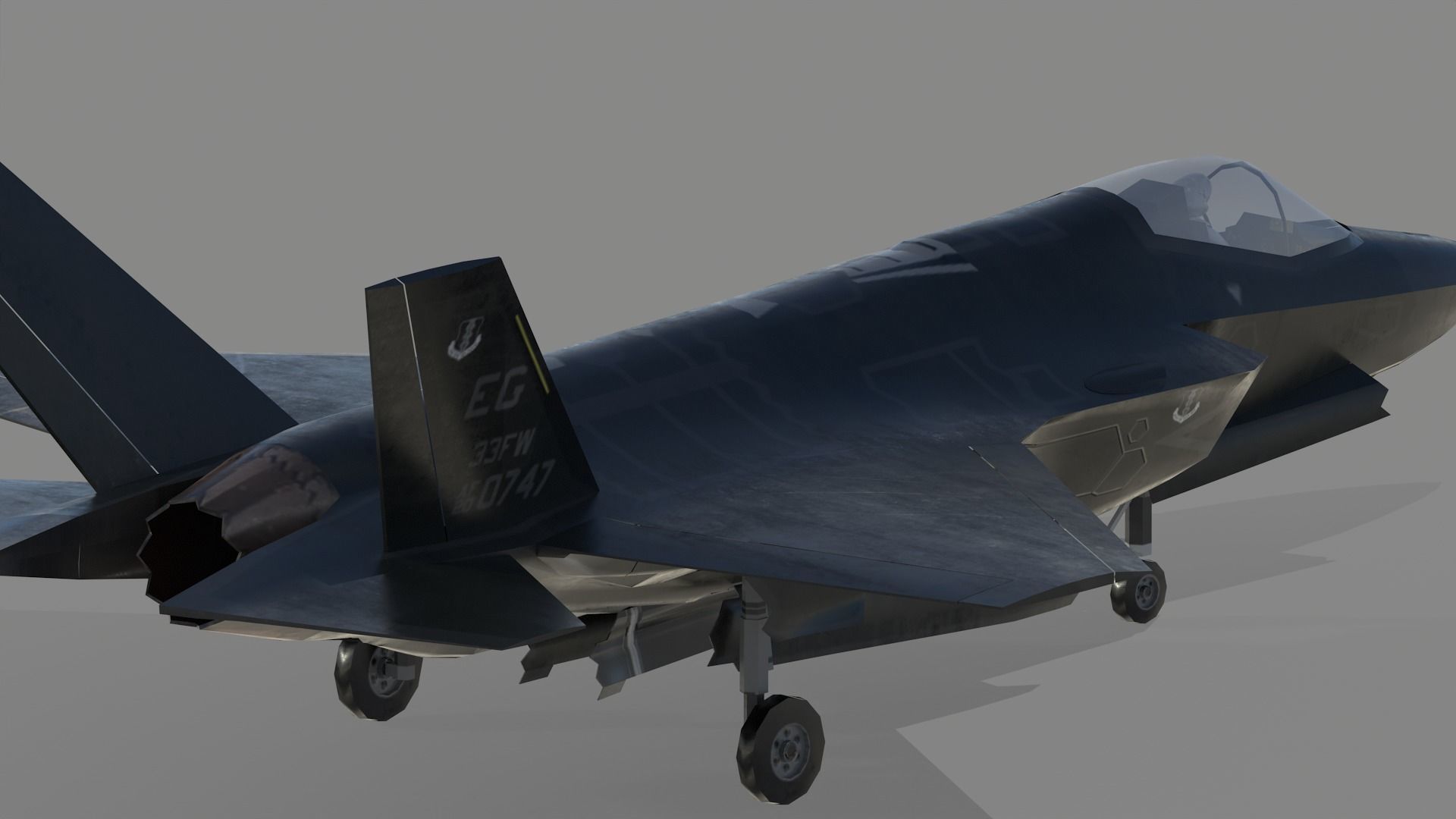 Lockheed Martin F-35A Lightning II 3D model_4