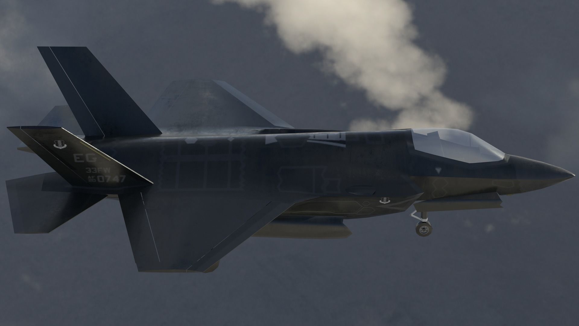 Lockheed Martin F-35A Lightning II 3D model_6