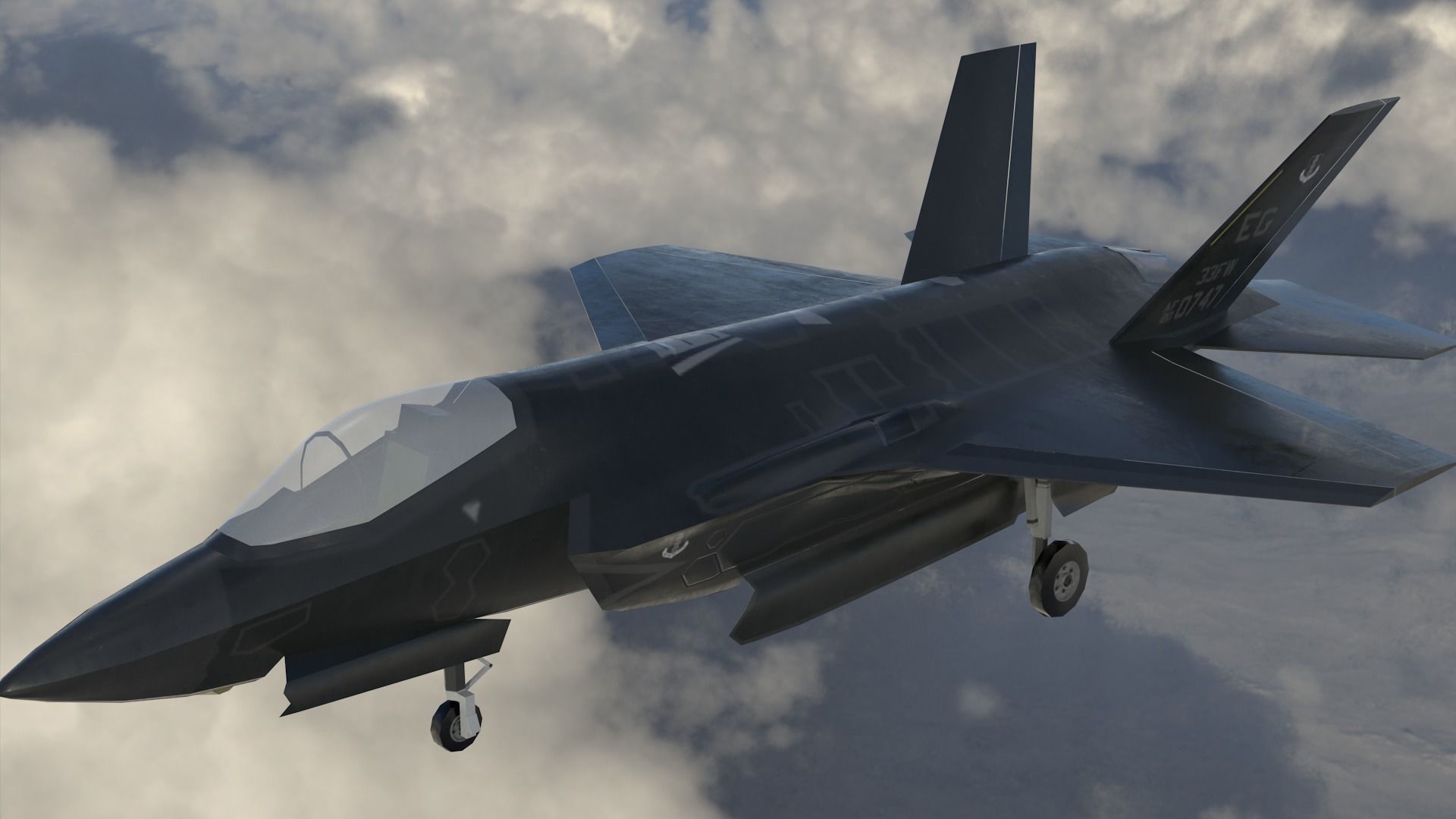 Lockheed Martin F-35A Lightning II 3D model_5