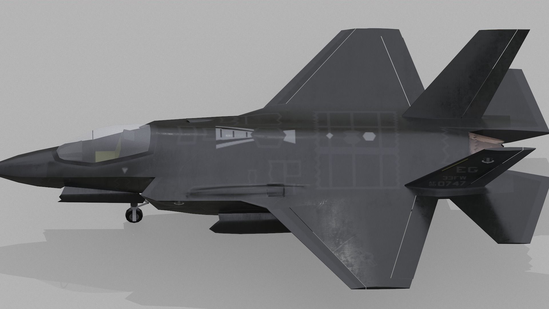 Lockheed Martin F-35A Lightning II 3D model_2