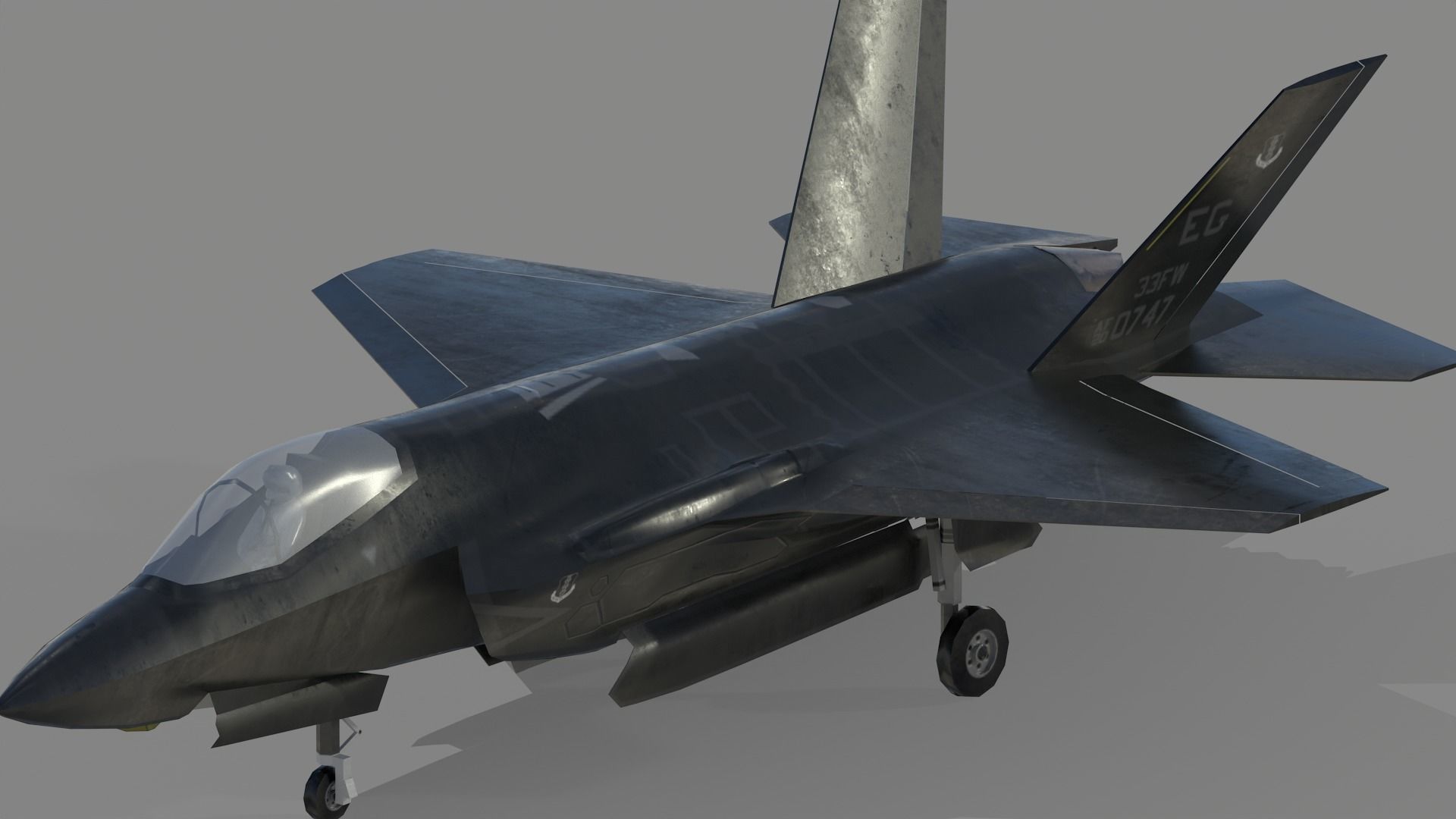 Lockheed Martin F-35A Lightning II 3D model_3
