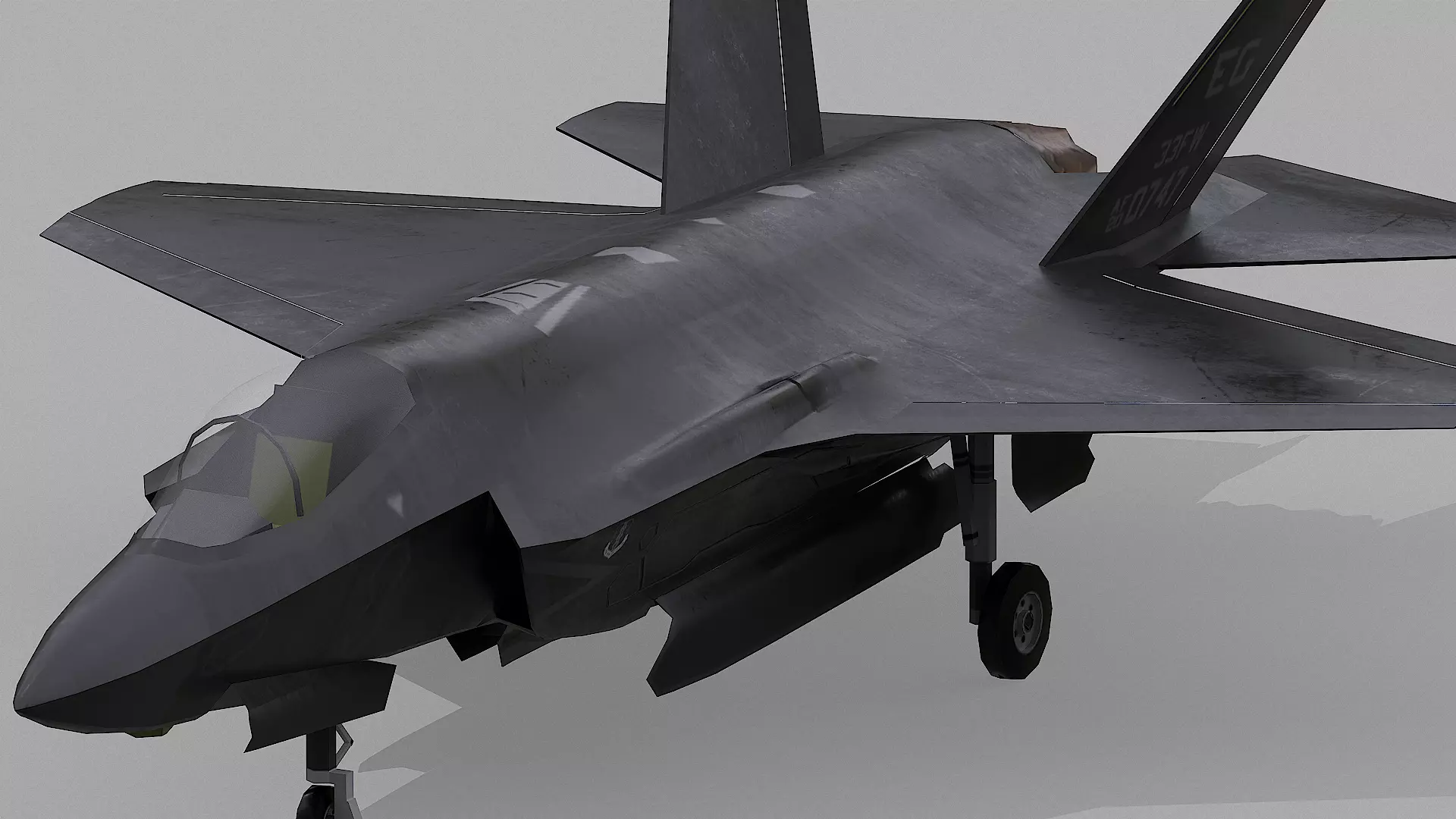 Lockheed Martin F-35A Lightning II 3D model_0