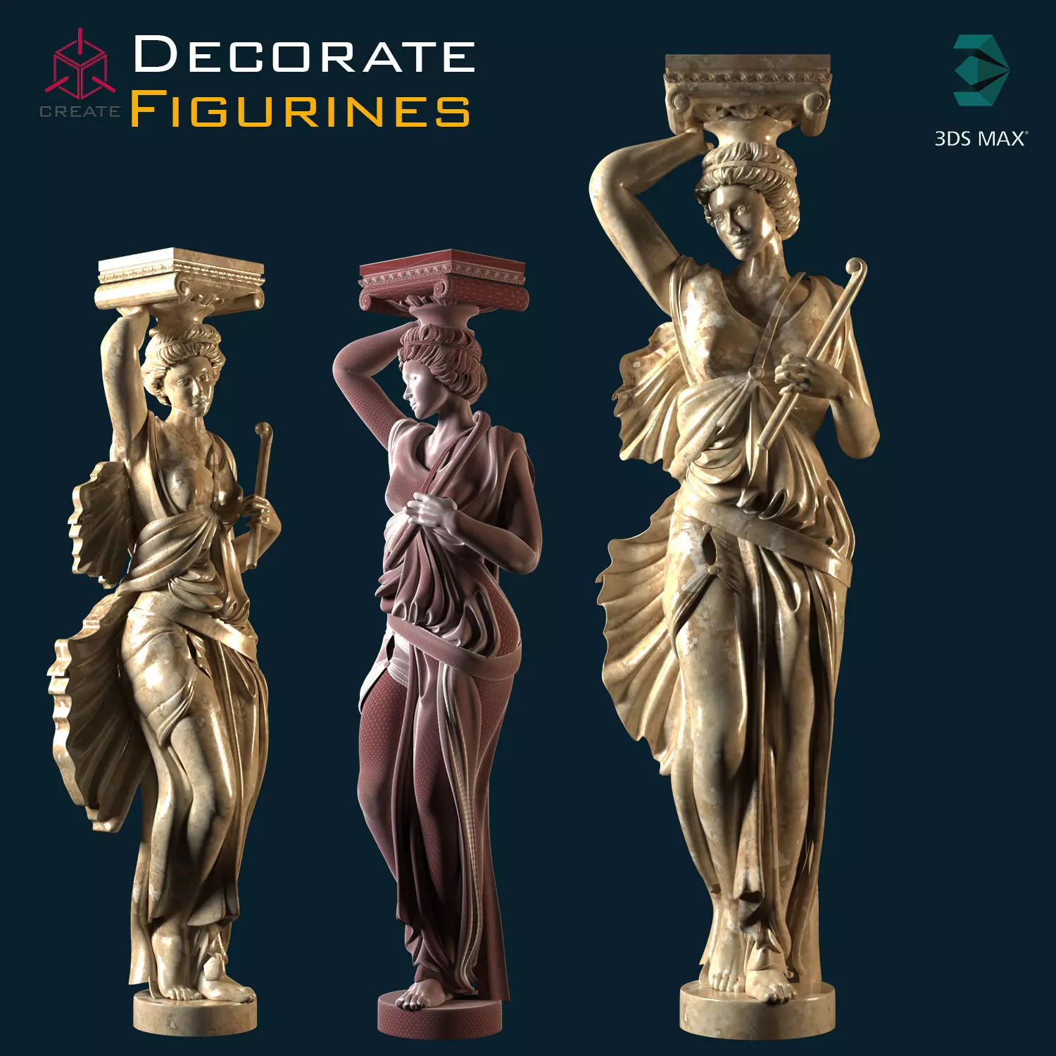 Figure1 statue of aphrodite 3D model