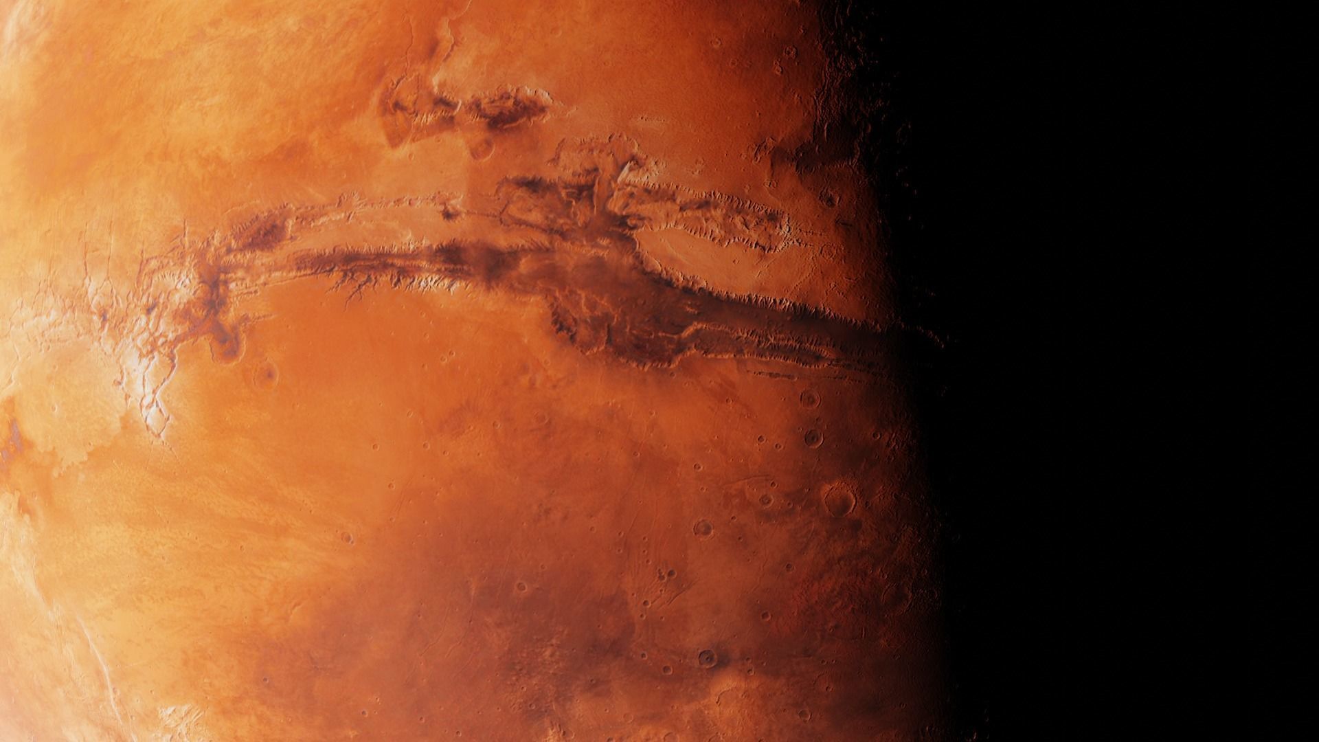 Planet Mars 8k Textures with atmosphere 3D model_4