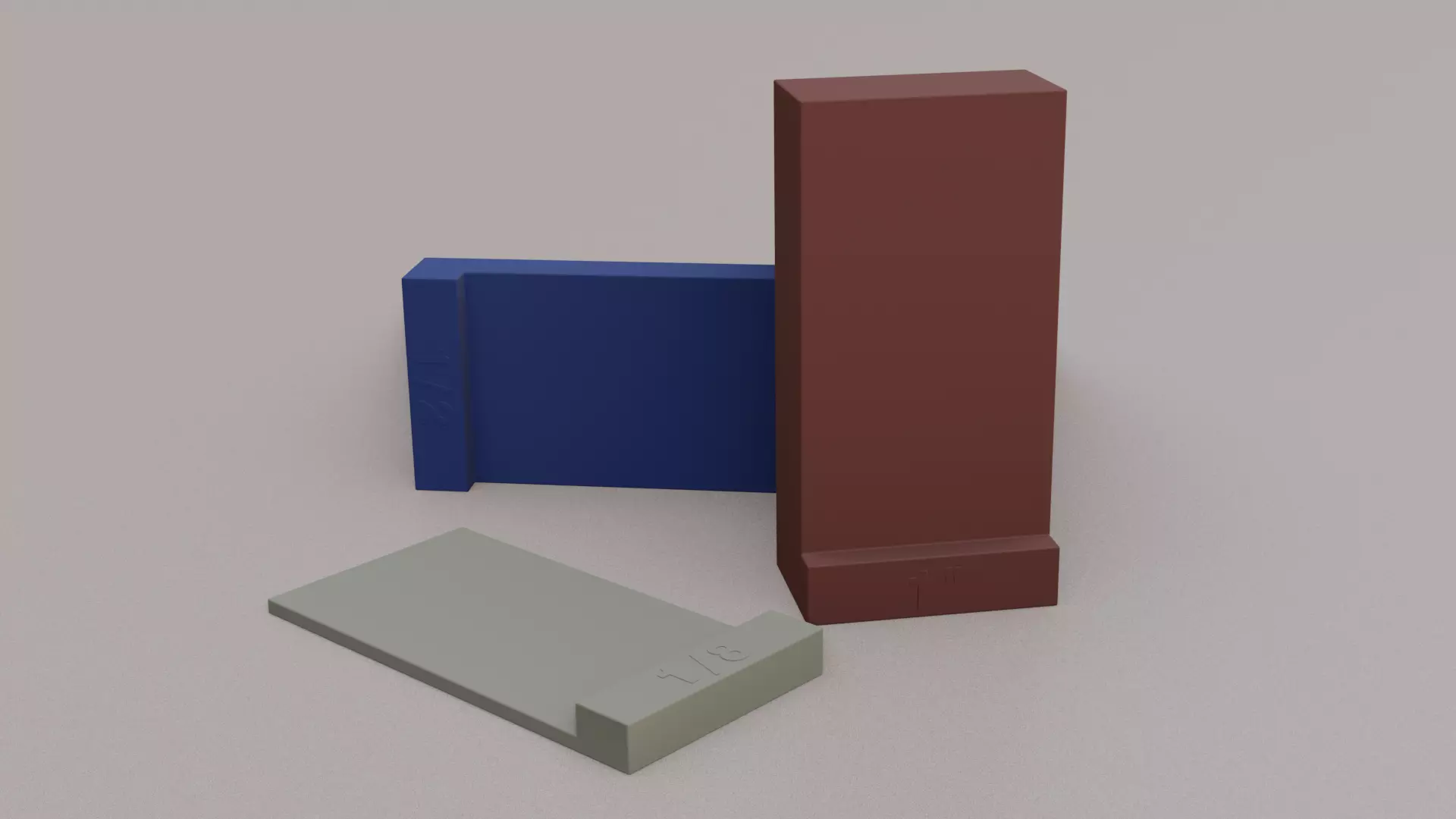 8th inch pacing blocks 3D print model
