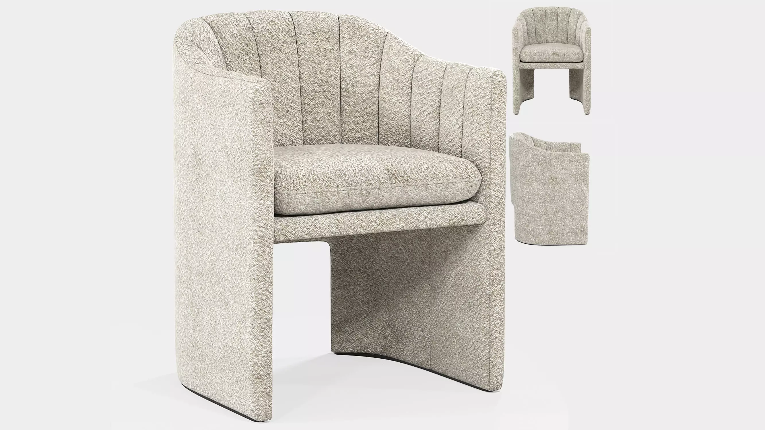 Boucle Loafer SC24 Space Copenhagen 3D model_0