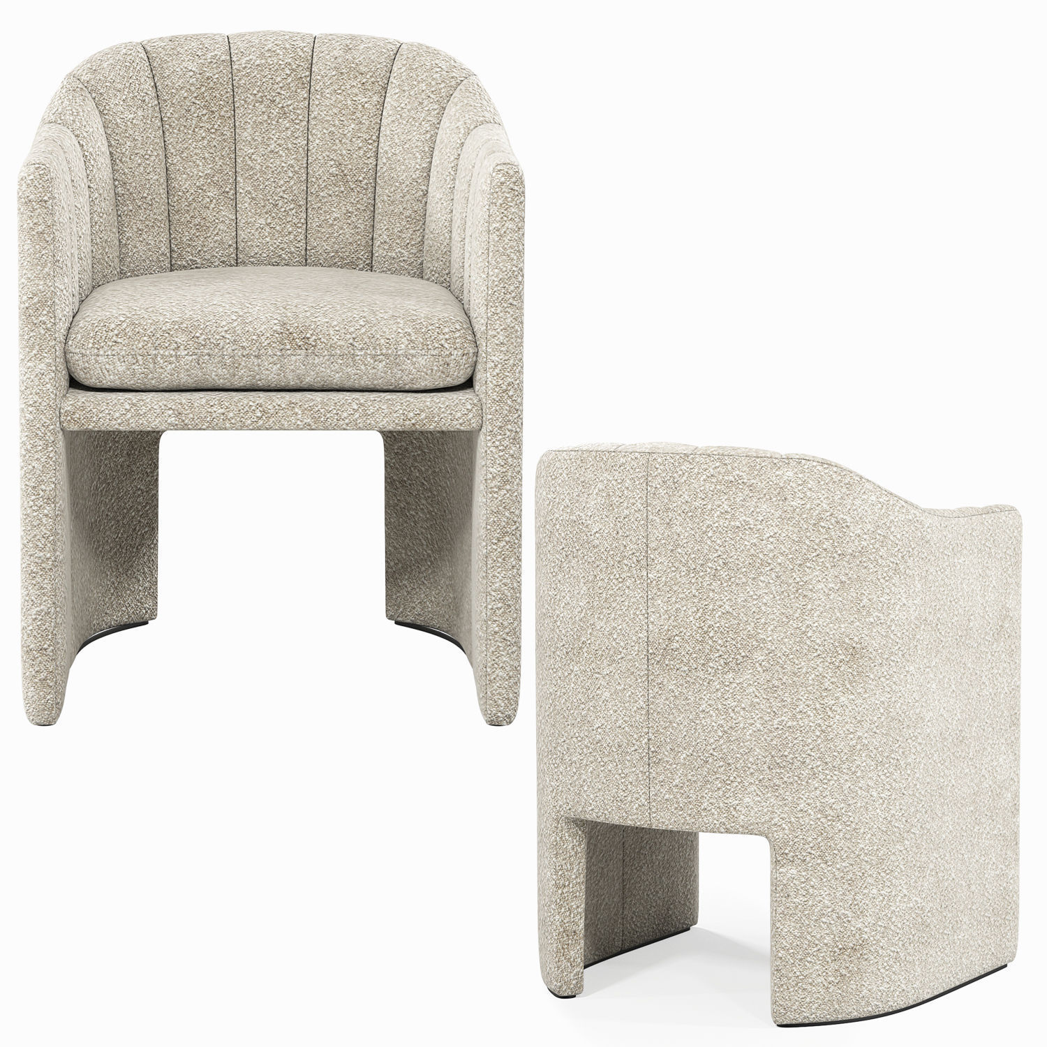 Boucle Loafer SC24 Space Copenhagen 3D model_1