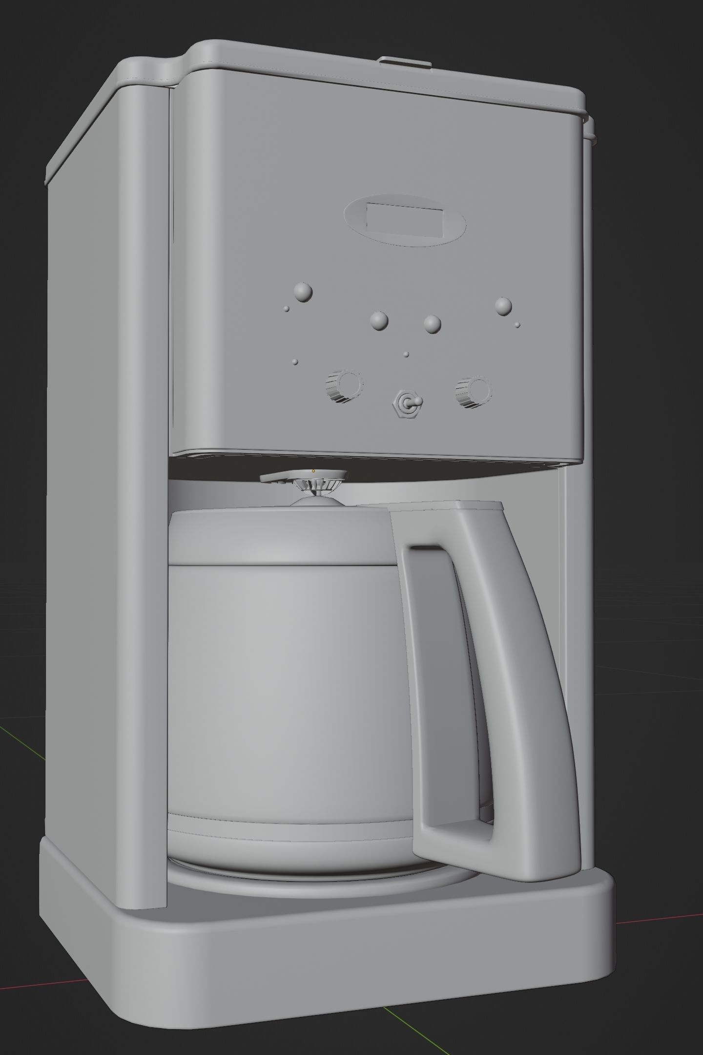 Cuisinart Coffee Maker 3D model_4