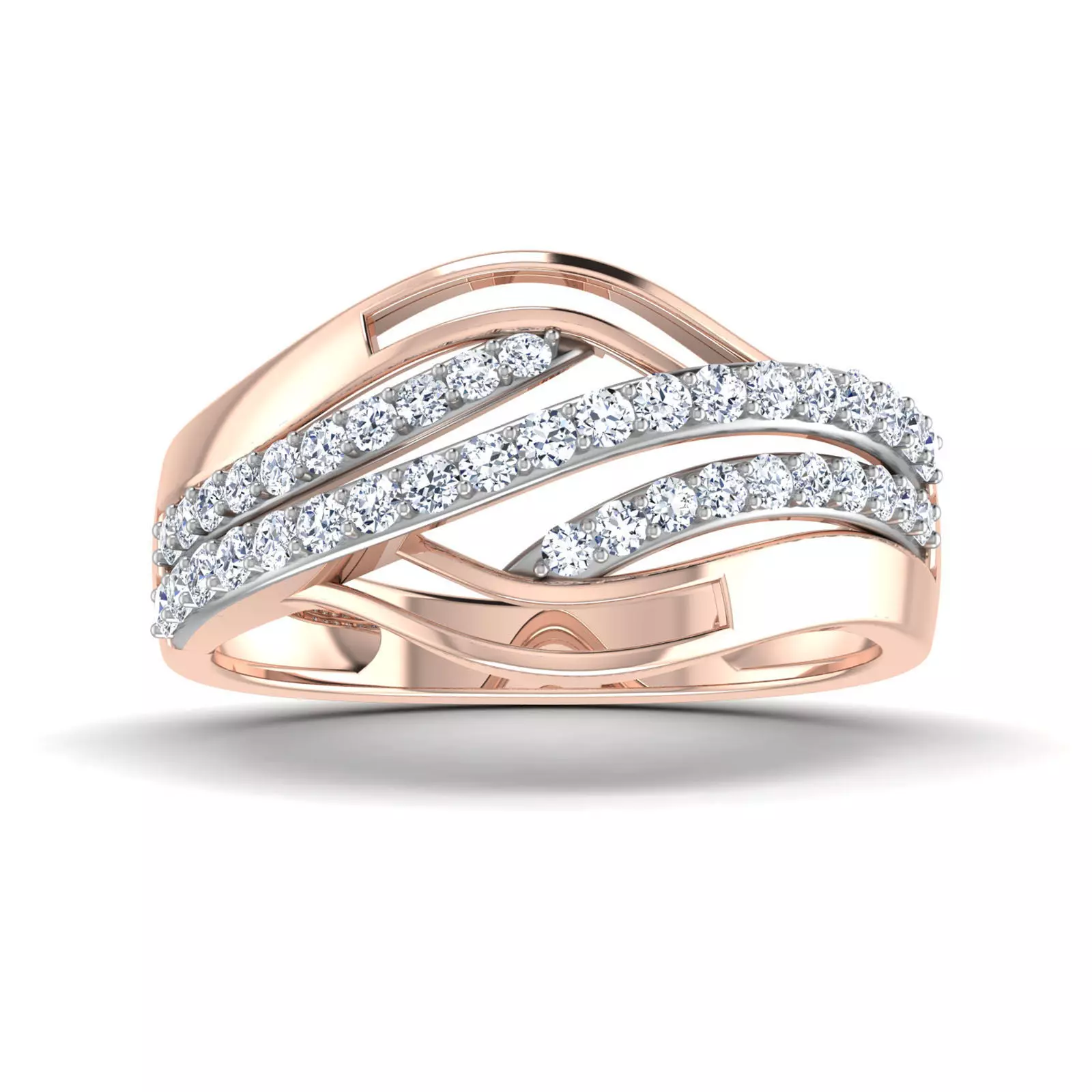 Women Diamond Ring 3dm stl render details 3D print model