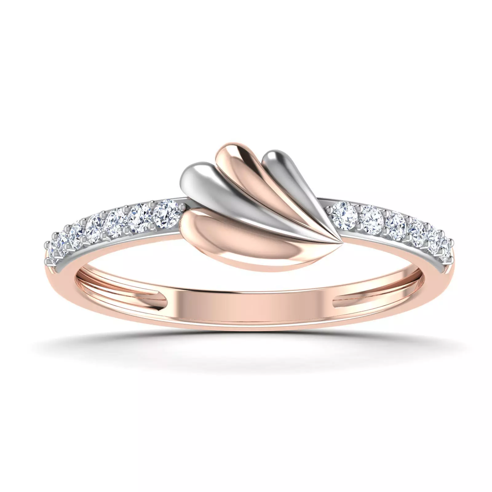 Women Diamond Ring 3dm stl render details 3D print model_0