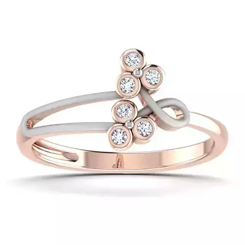 Women Diamond Ring 3dm stl render details 3D print model