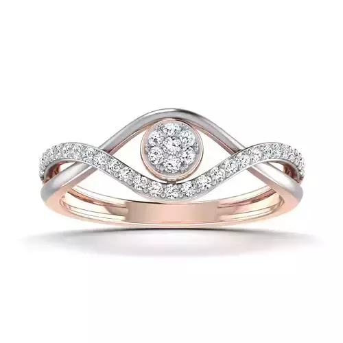 Women Diamond Ring 3dm stl render details 3D print model