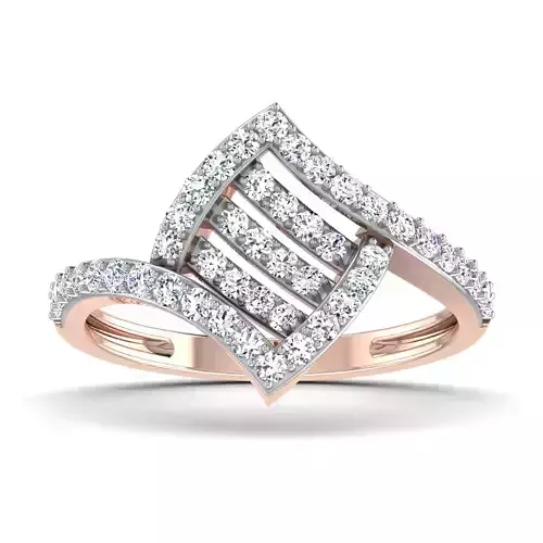 Women Diamond Ring 3dm stl render details 3D print model