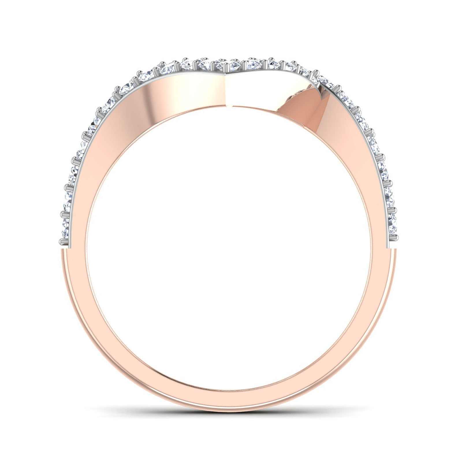 Women Diamond Ring 3dm stl render details 3D print model_2
