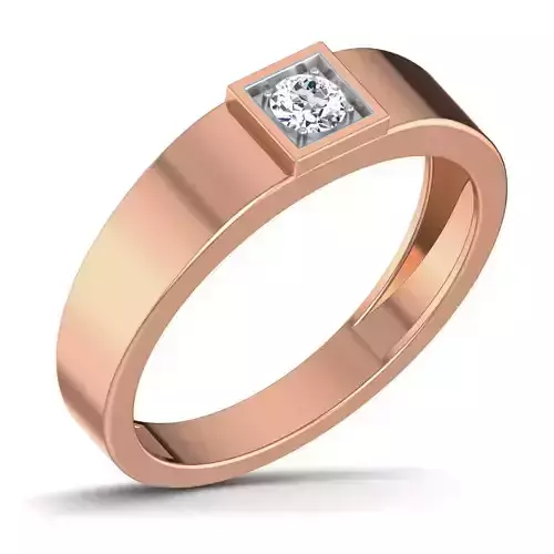 Gents Groom Mens Diamond Band Ring 3dm stl render details 3D print model