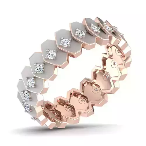 Gents Groom Mens Diamond Band Ring 3dm stl render details 3D print model