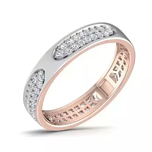 Gents Groom Mens Diamond Band Ring 3dm stl render details 3D print model
