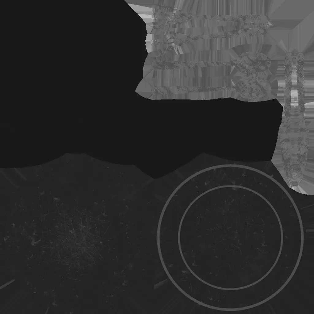 Round Table and Chairs for Game Low-poly 3D model_26