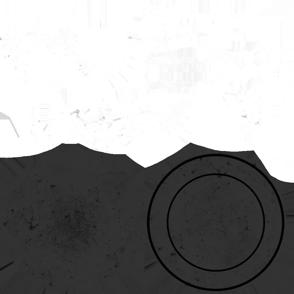 Round Table and Chairs for Game Low-poly 3D model_22