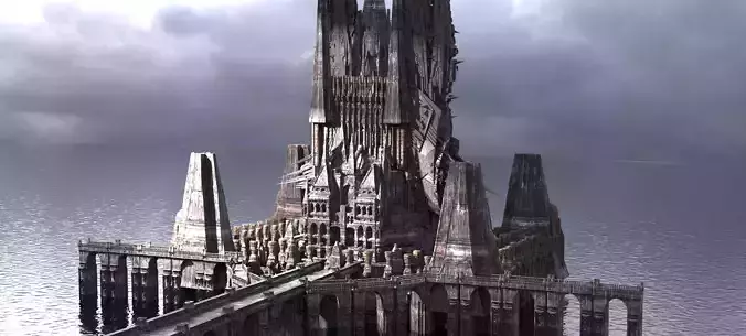 Dukes Dark Castle  Kitbash