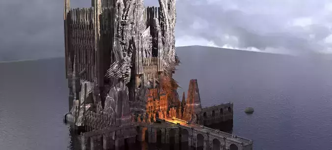 Dukes Dark Tower 3D model