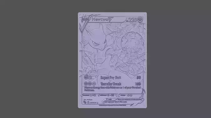 MEWTWO POKEMON GO  3D print model