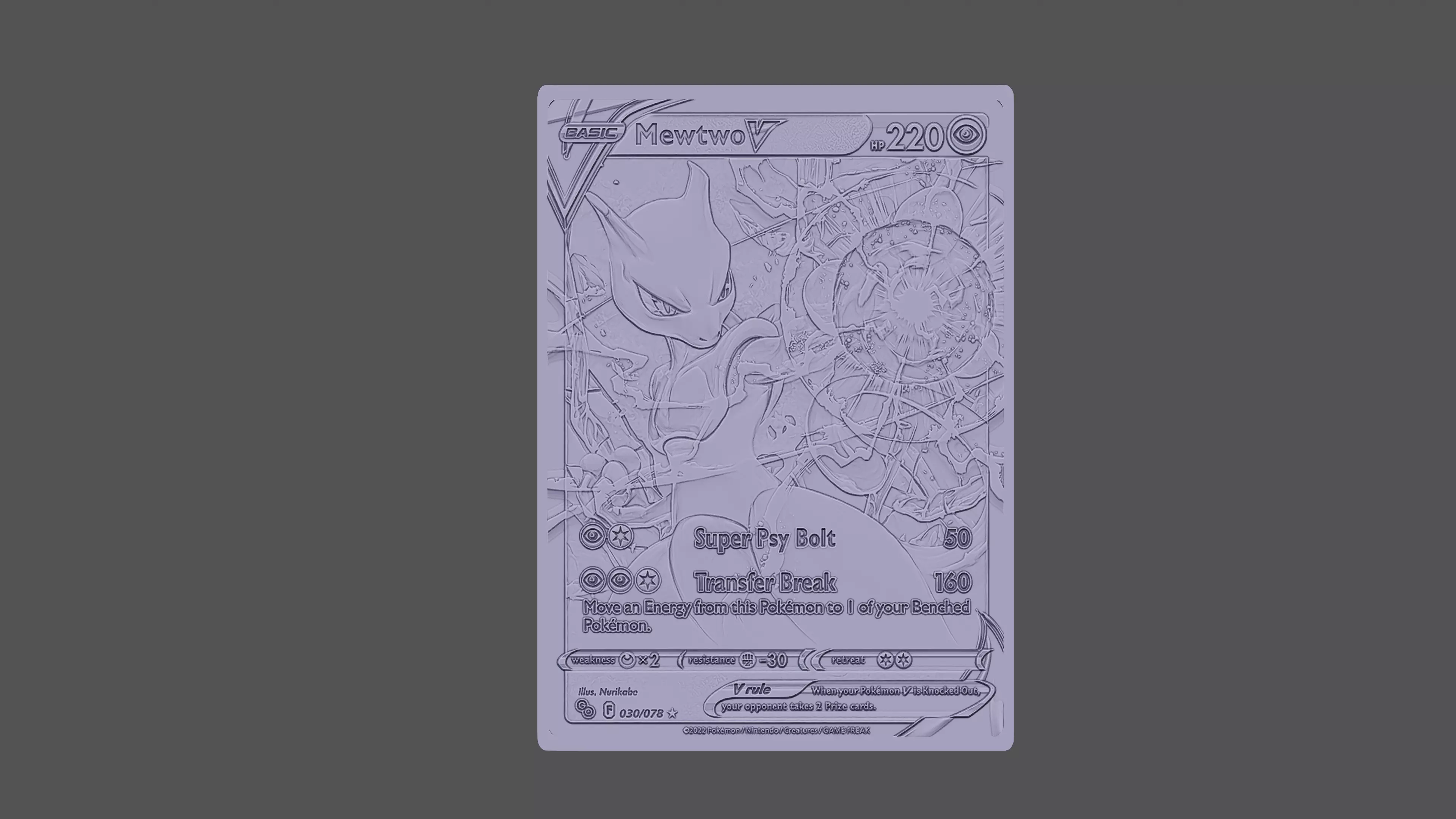 MEWTWO POKEMON GO  3D print model_0