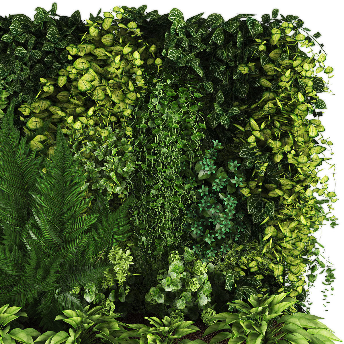 Vertical garden 192 3D model_1