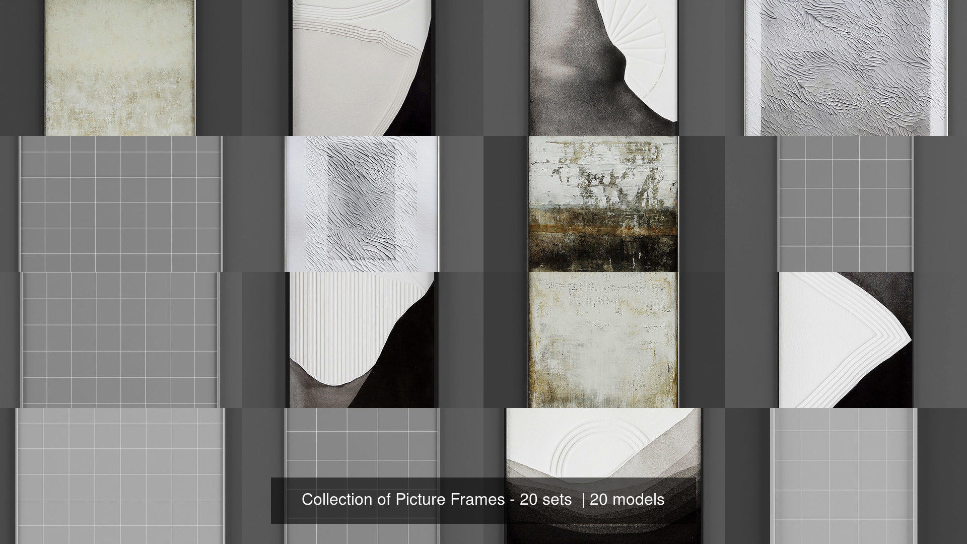 Collection of Picture Frames - 20 sets  _2